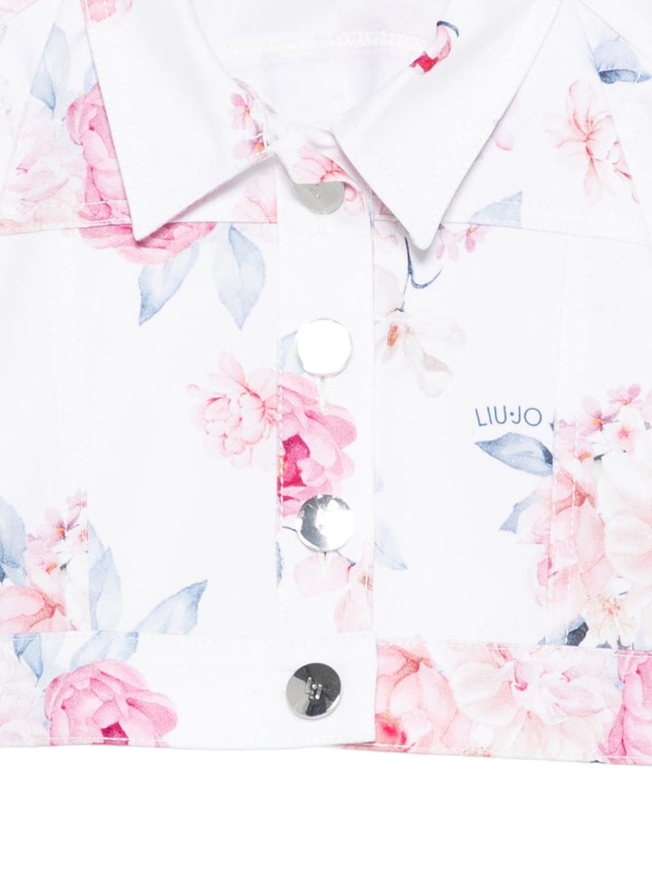 Giacca bianca per bambina KA6001T1968 T9898 Liu Jo 