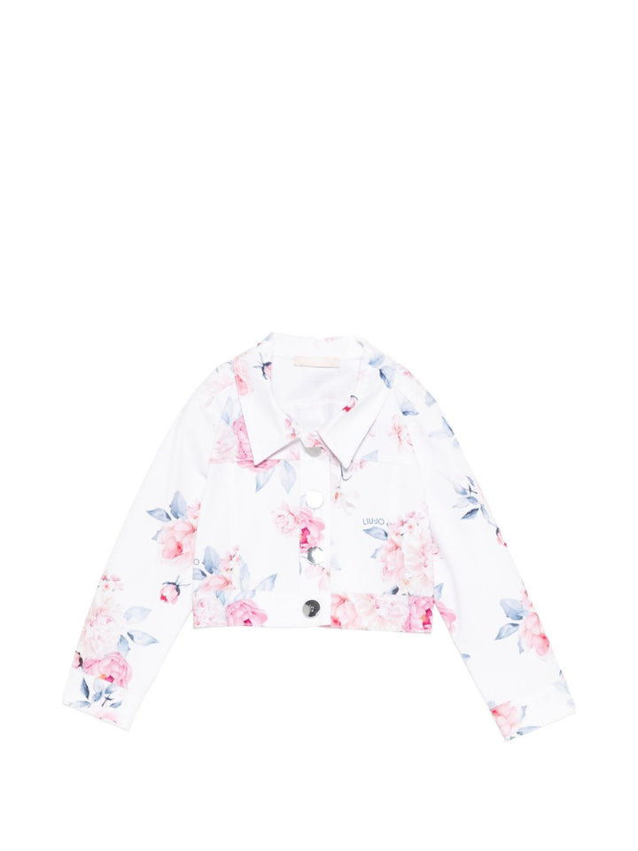 Giacca bianca per bambina KA6001T1968 T9898 Liu Jo 