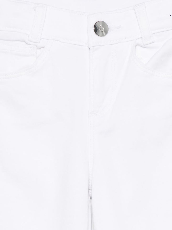 Pantalone bianco per bambina KA6003T3941 10601 Liu Jo 
