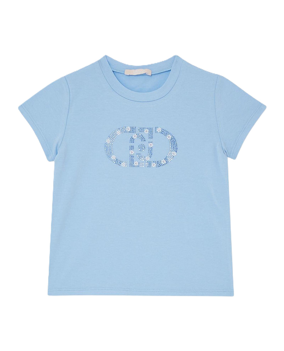 T-shirt blu per bambina KA6017JS003 44121 Liu Jo 