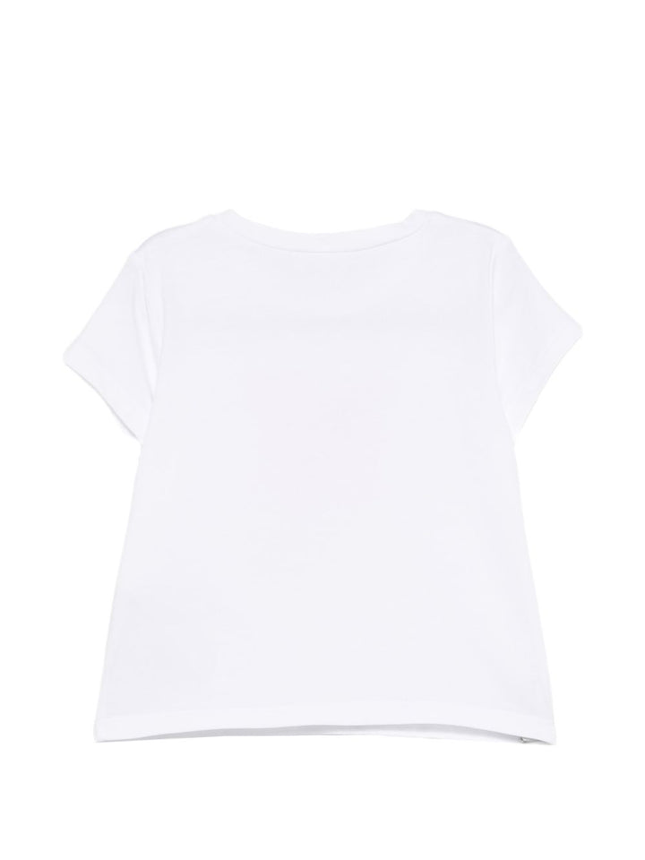 Completo bianco/giallo per bambina KA6023JS003 C3869 Liu Jo 