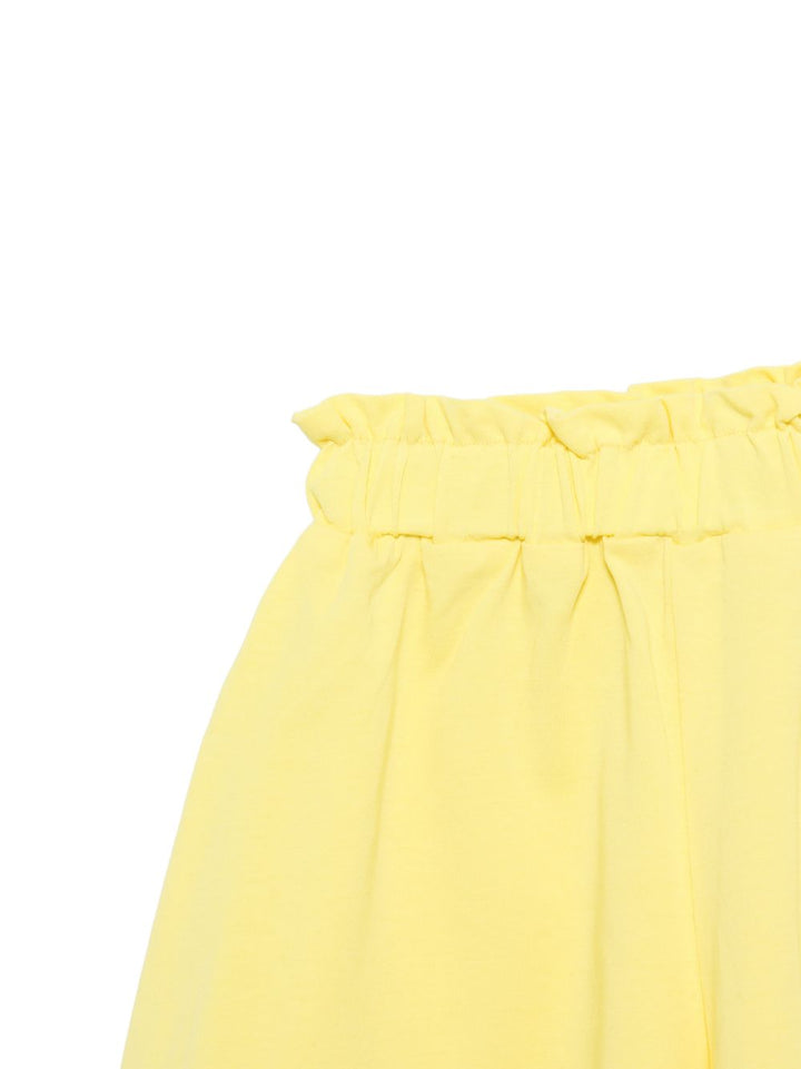 Completo bianco/giallo per bambina KA6023JS003 C3869 Liu Jo 
