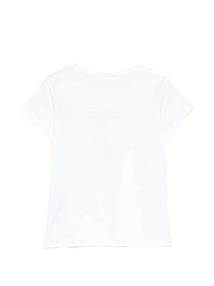T-shirt bianca per bambina KA6026JS003 V9828 Liu Jo 