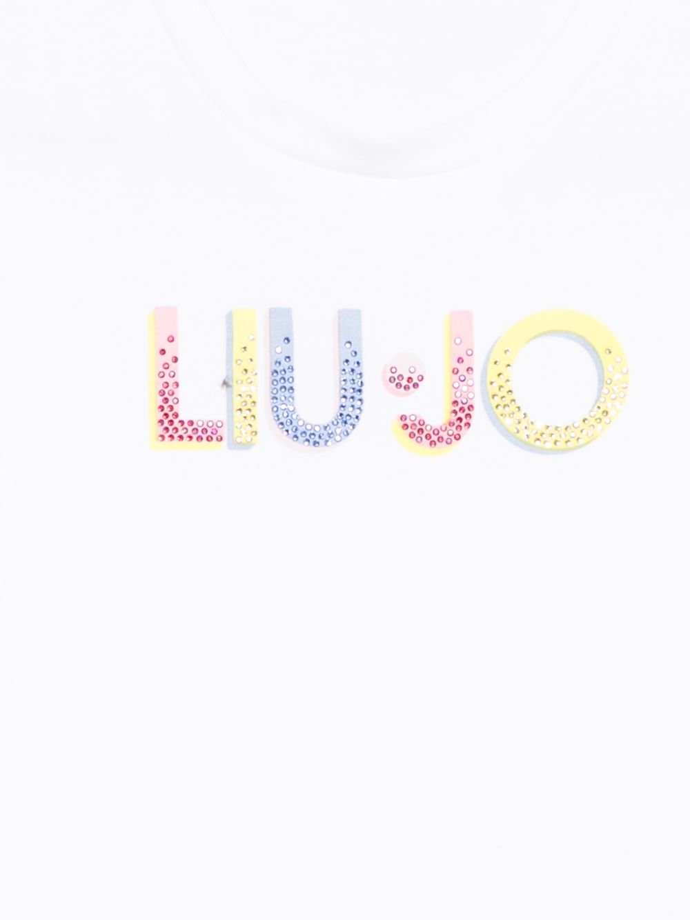 T-shirt bianco per bambina KA6028JS003 10601 Liu Jo 