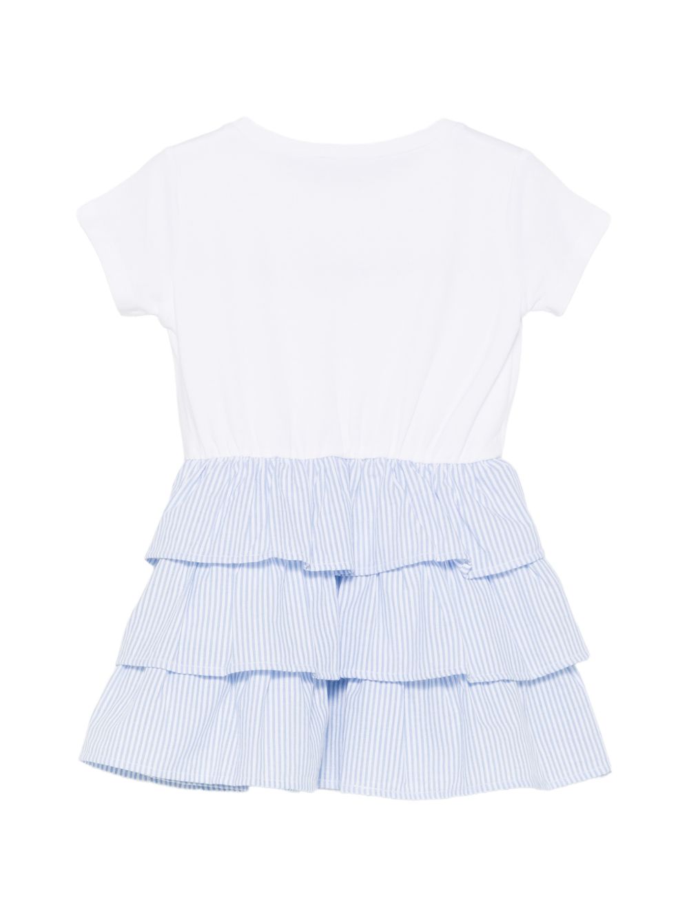 Abito bianco/azzurro per bambina KA6030T340A L9014 Liu Jo 