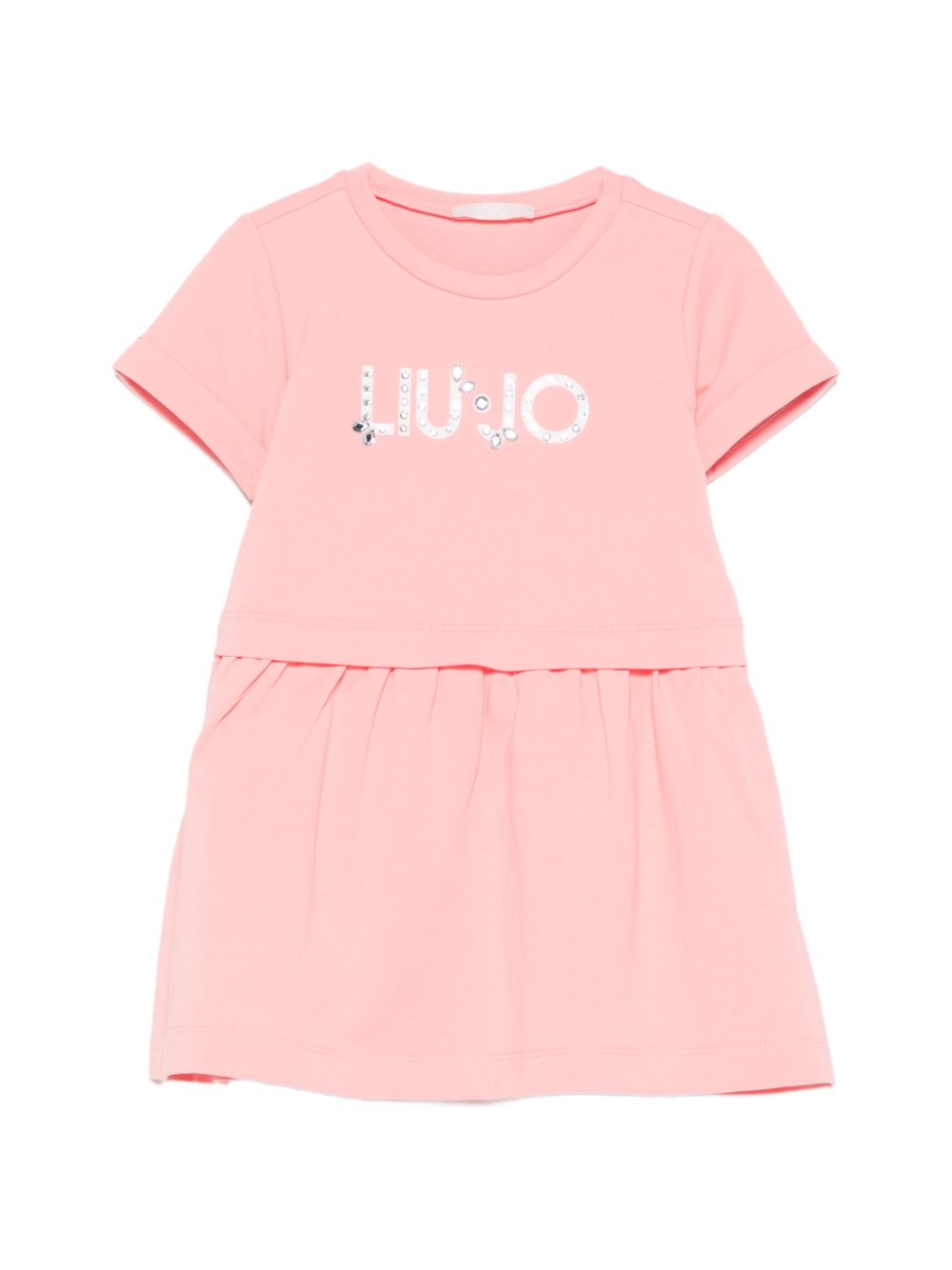Abito corallo chiaro per bambina KA6038FS090 X0244 Liu Jo 