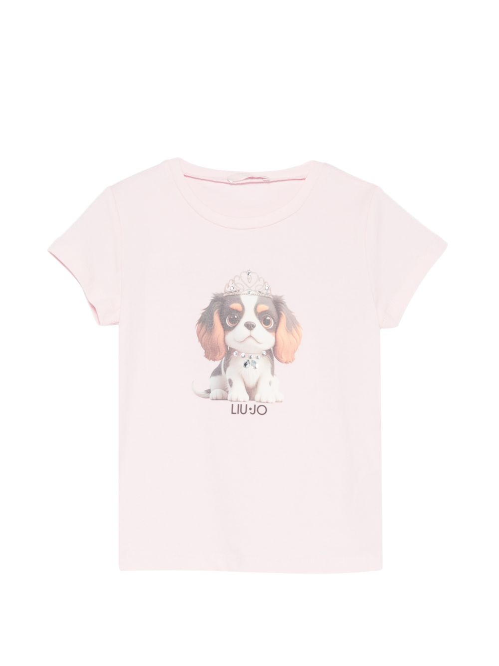 T-shirt rosa chiaro per bambina KA6058JS003 P9344 Liu Jo 
