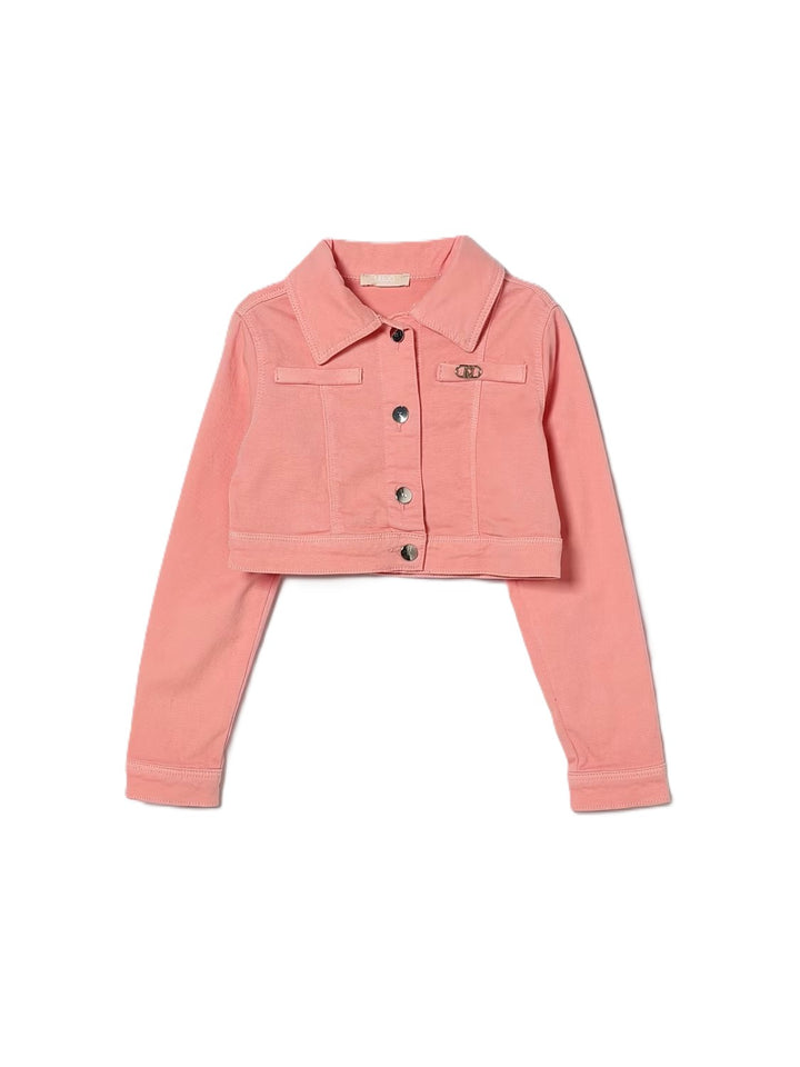 Giacca di jeans coral per bambina KA6077T3941 X0244 Liu Jo 