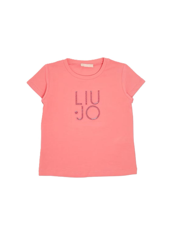 T-shirt coral per bambina KA6084JS003 X0244 Liu Jo 