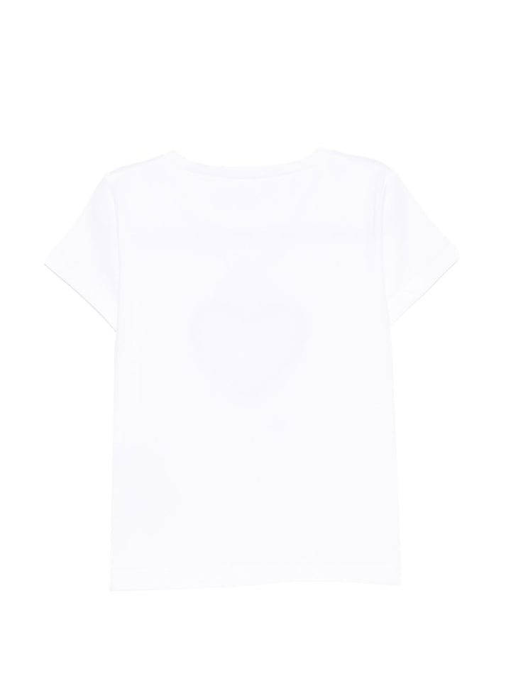 T-shirt bianca per bambina KA6118JS003 P9532 Liu Jo 