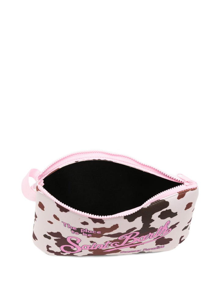 Pochette bianca/marrone per bambina ALI0021 00274L MC2 Saint Barth Kids 
