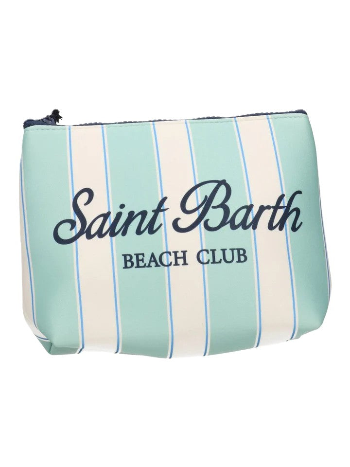 Borsa verde/bianca per bambina ALIN001 00606L MC2 Saint Barth Kids 