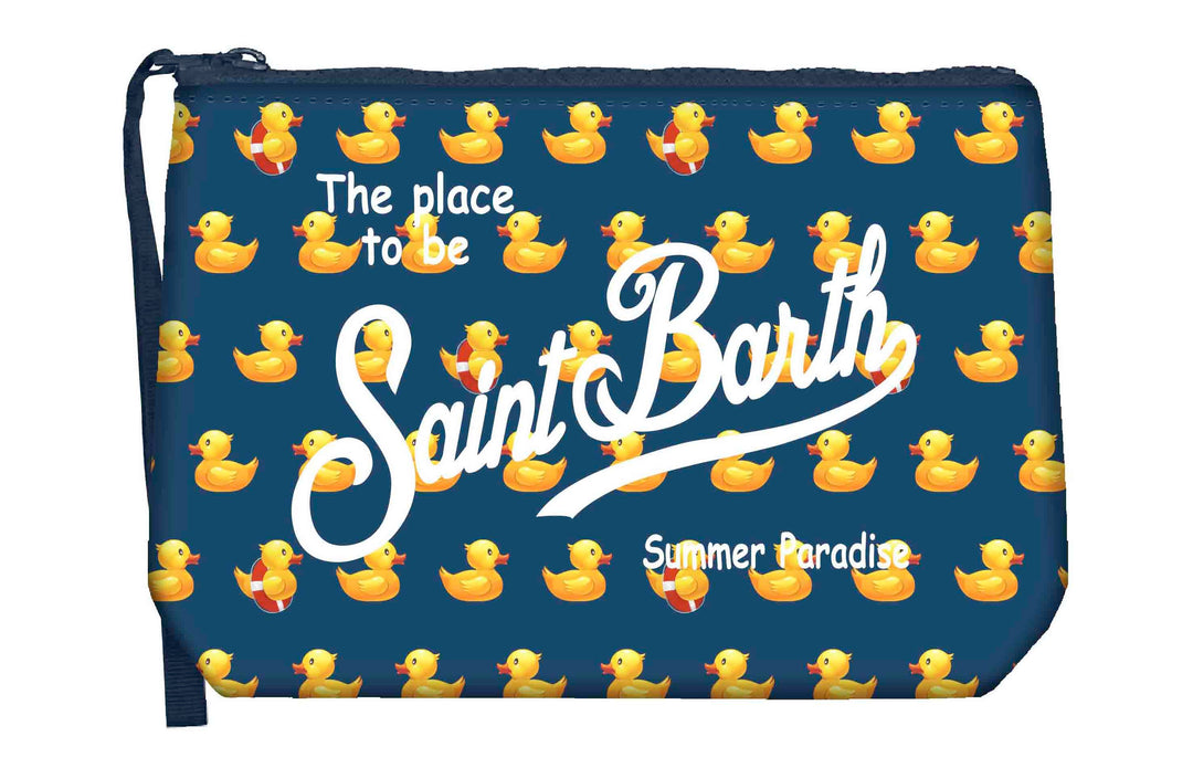 Pochette blu/giallo per bambina ALIN001 03152L MC2 Saint Barth Kids 