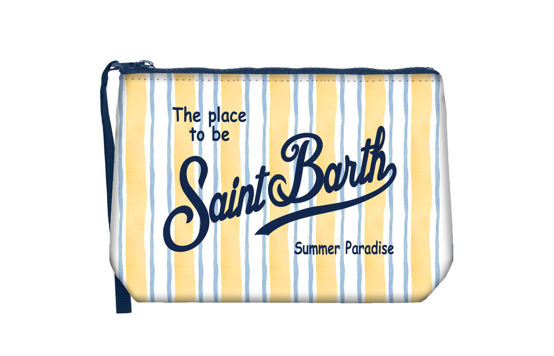 Pochette bianco/azzurro/giallo per bambina ALIN001 03281L MC2 Saint Barth Kids 