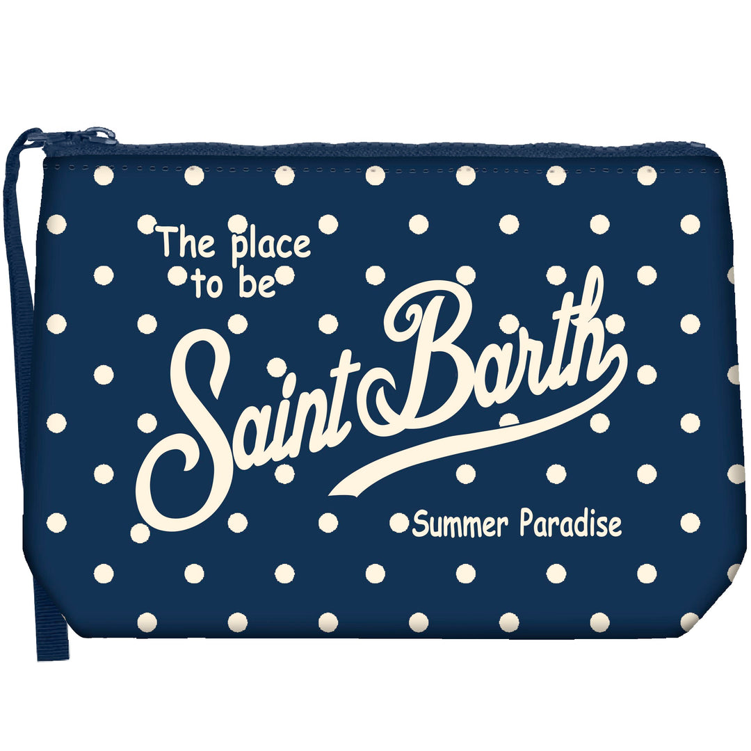 Pochette blu scuro/beige per bambina ALIN001 03285L MC2 Saint Barth Kids 