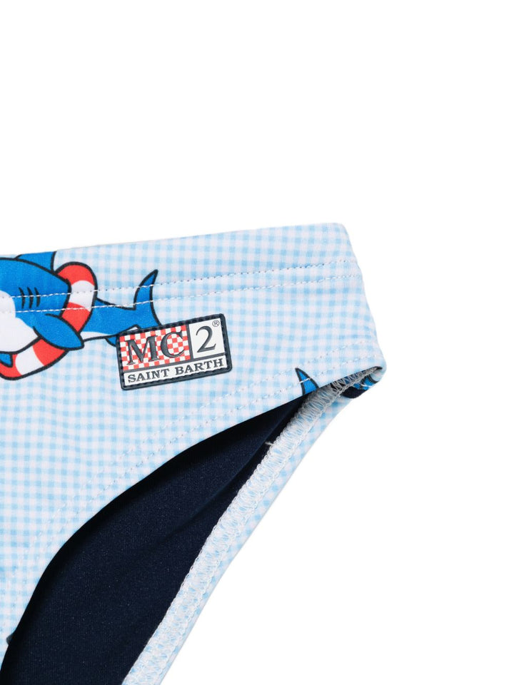 Costume azzurro per bambino BIL0001 02032L MC2 Saint Barth Kids 
