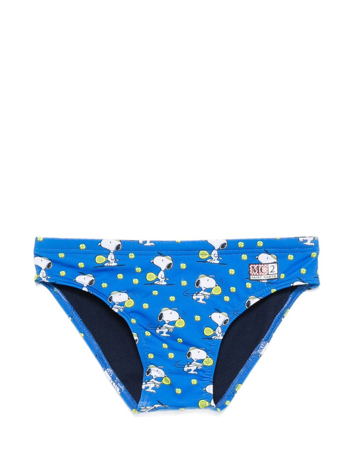 Costume blu elettrico per bambino BIL0001 02654L MC2 Saint Barth Kids 