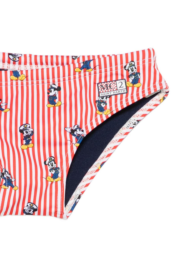 Costume rosso/bianco/blu per bambino BIL0001 02834L MC2 Saint Barth Kids 