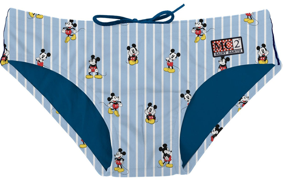 Costume azzurro/bianco/blu per bambino BIL0001 02836L MC2 Saint Barth Kids 