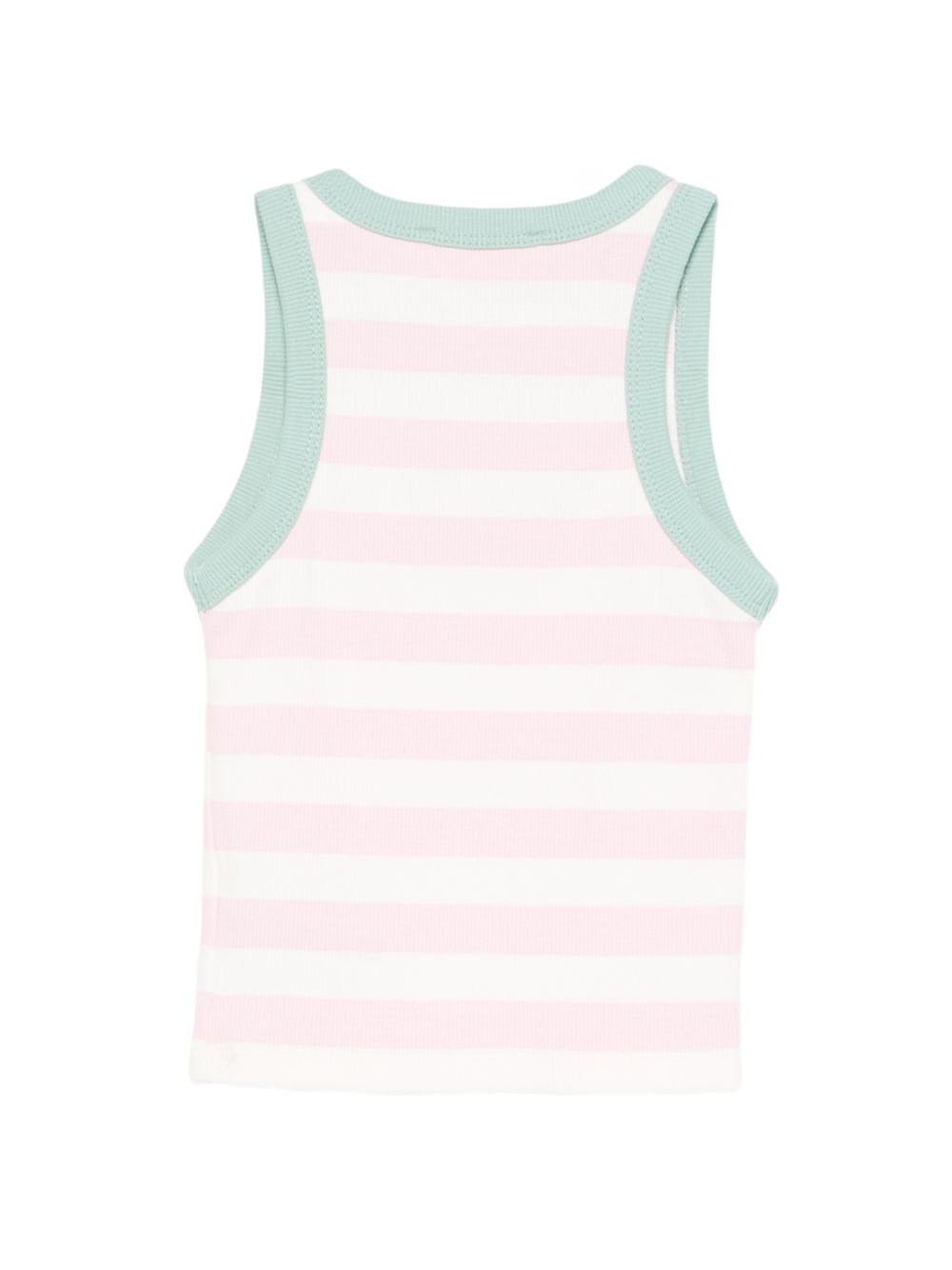 T-shirt rosa/bianco/verde per bambina BLUE002 03353L MC2 Saint Barth Kids 