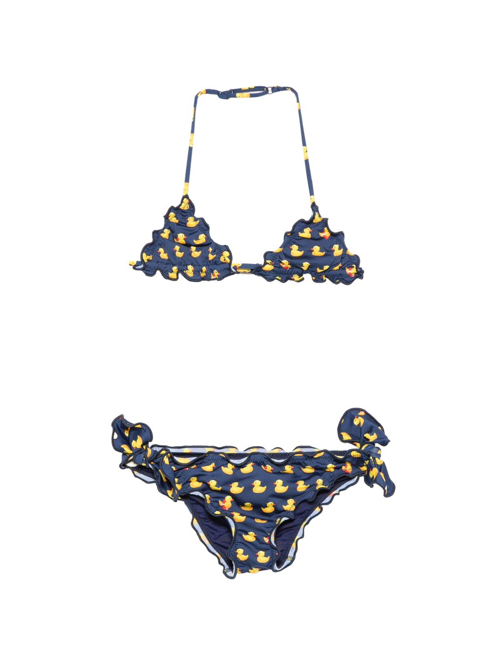 Costume due pezzi blu per bambina CRIS001 03152L MC2 Saint Barth Kids 