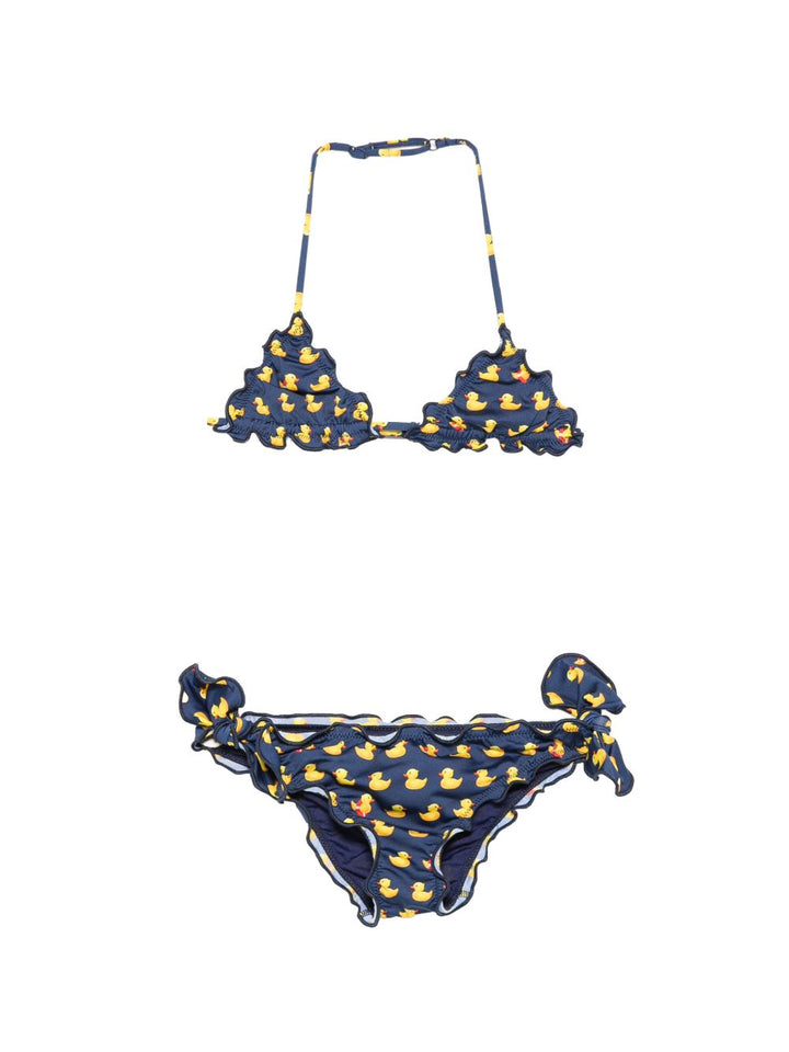 Costume due pezzi blu per bambina CRIS001 03152L MC2 Saint Barth Kids 