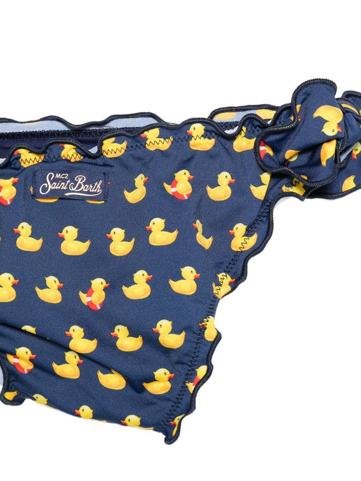 Costume due pezzi blu per bambina CRIS001 03152L MC2 Saint Barth Kids 