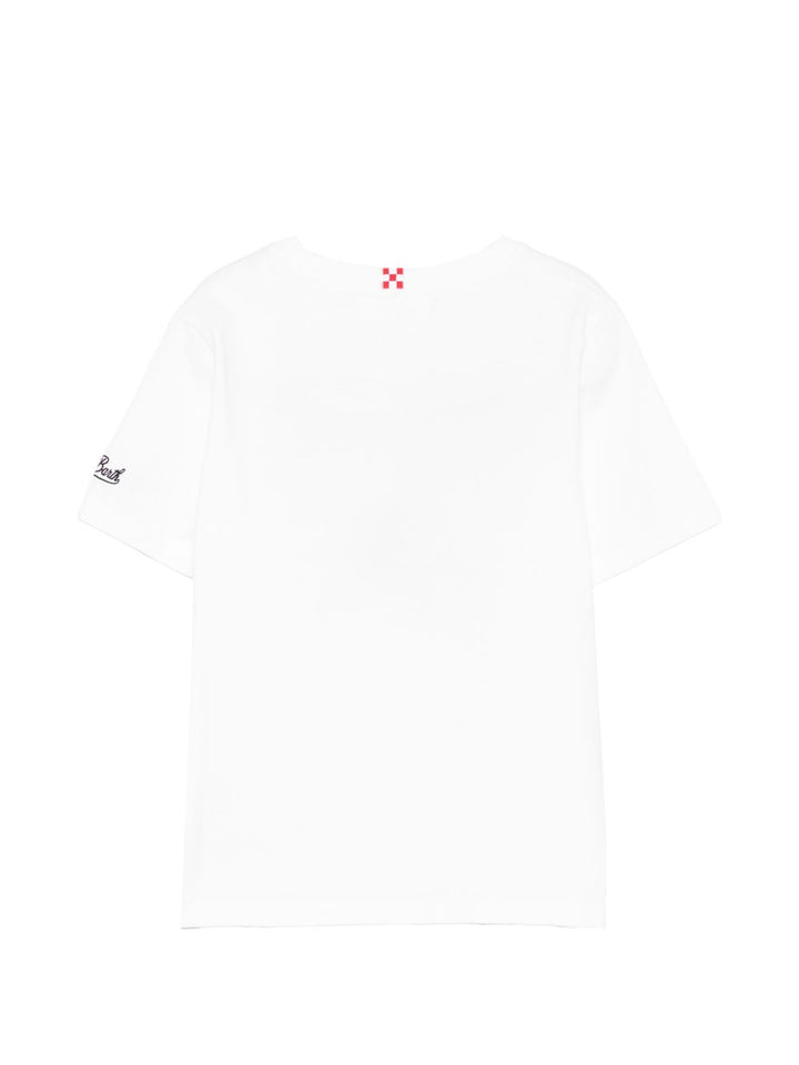 T-shirt bianco per bambino DNV0001 02208L MC2 Saint Barth Kids 