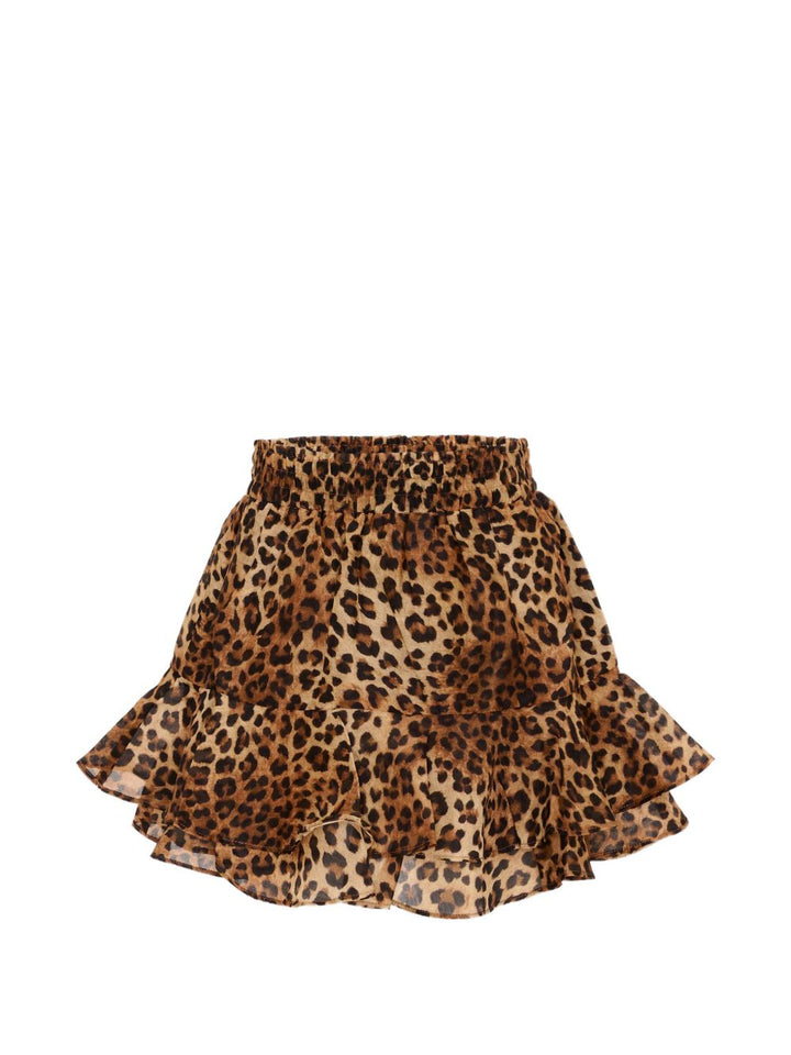 Gonna animal print per bambina EIV002 00168L MC2 Saint Barth Kids 