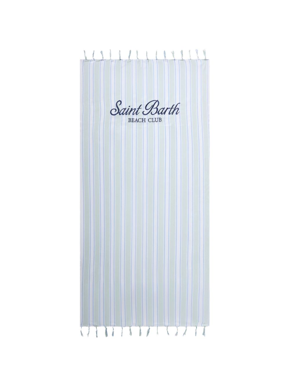 Telo mare verde/avorio per bambina FOUL002 00937L MC2 Saint Barth Kids 
