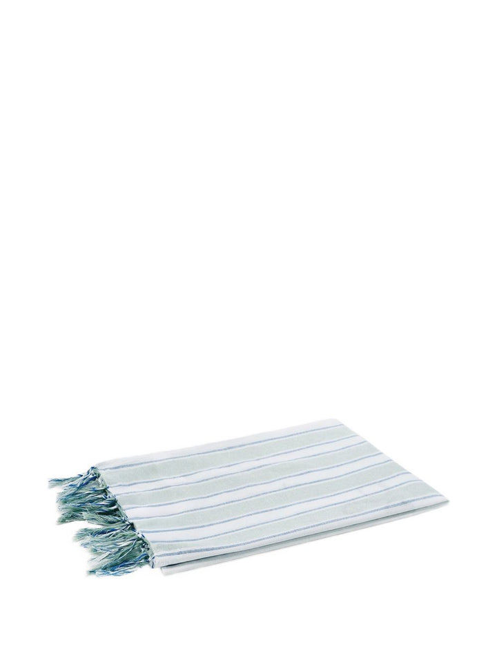 Telo mare verde/avorio per bambina FOUL002 00937L MC2 Saint Barth Kids 