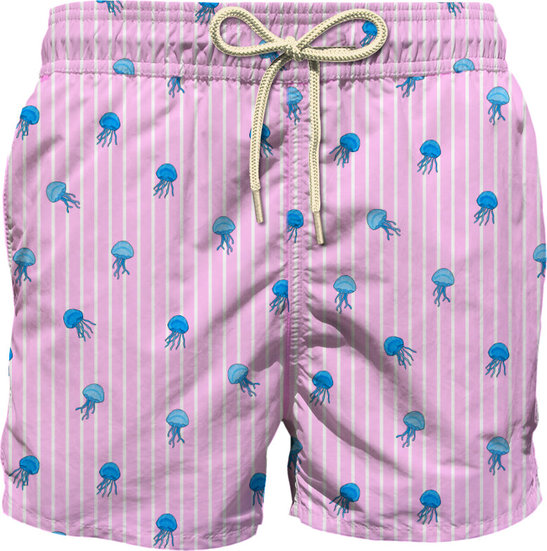 Costume bianco/rosa/blu per bambino JEA0022 02112L MC2 Saint Barth Kids 