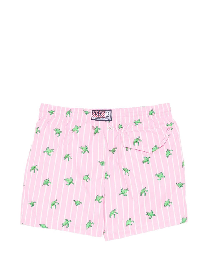 Costume rosa/bianco per bambino JEA0022 02116L MC2 Saint Barth Kids 