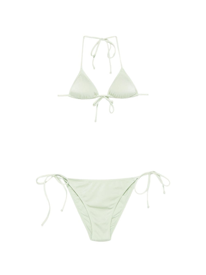 Costume due pezzi menta chiaro per bambina LEH00011 00185L MC2 Saint Barth Kids 