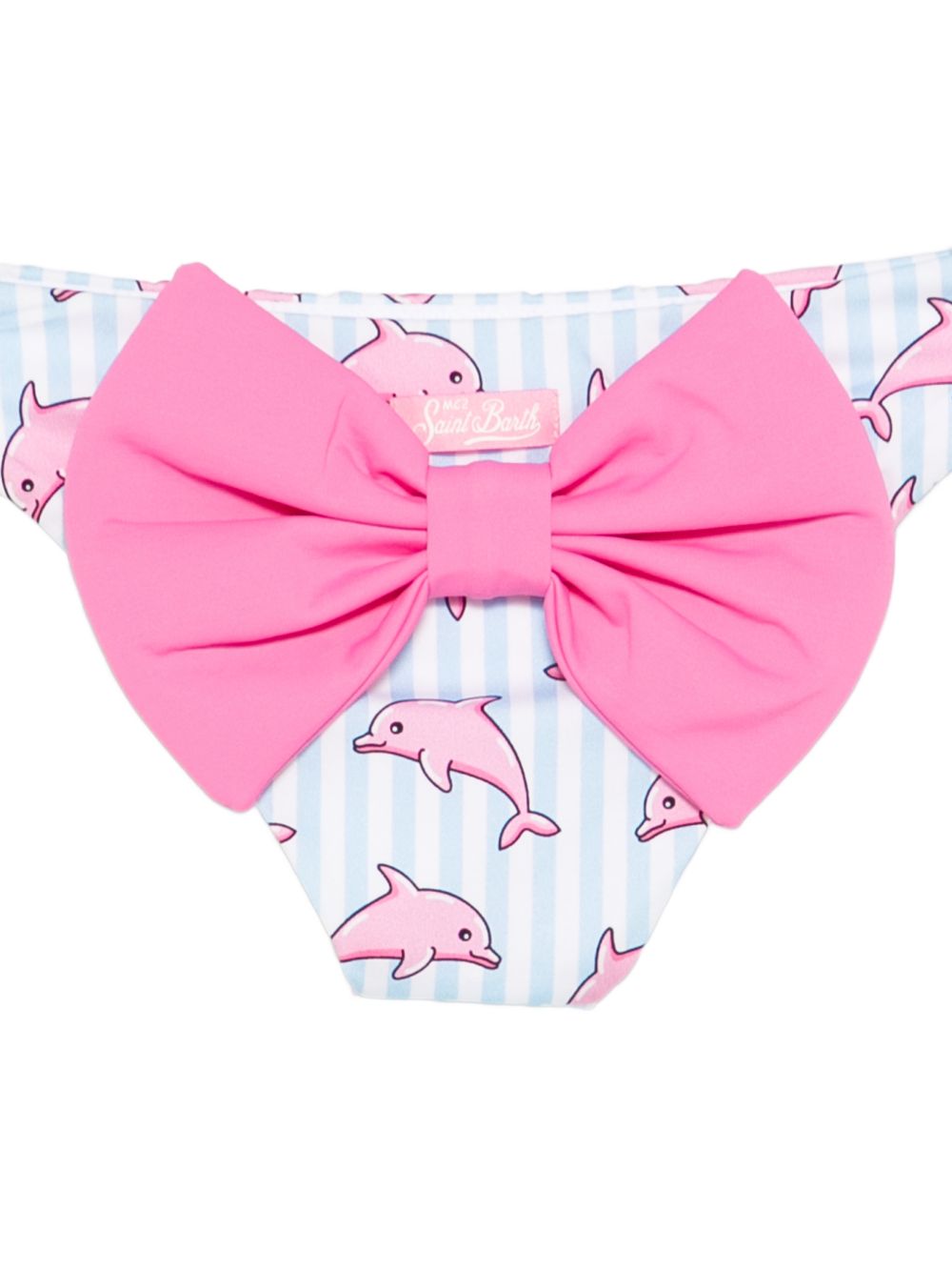 Costume bianco/azzurro per bambina MAD0001 03390L MC2 Saint Barth Kids 