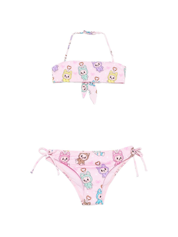 Costume rosa per bambina MARY001 00756L MC2 Saint Barth Kids 
