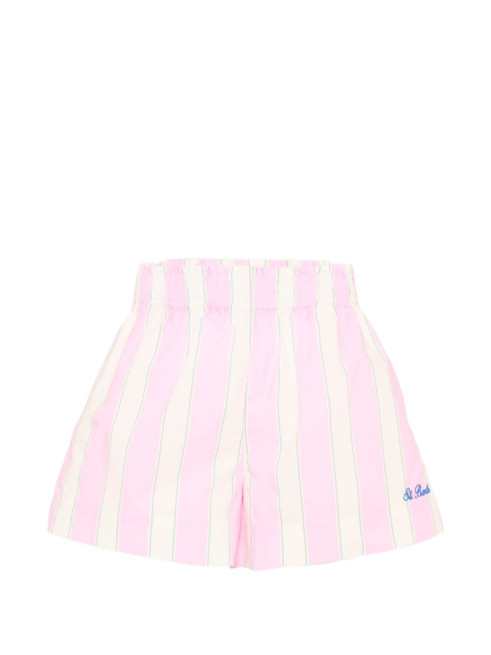 Bermuda rosa/bianca/verde per bambina MEA001 00897L MC2 Saint Barth Kids 