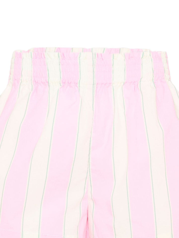 Bermuda rosa/bianca/verde per bambina MEA001 00897L MC2 Saint Barth Kids 