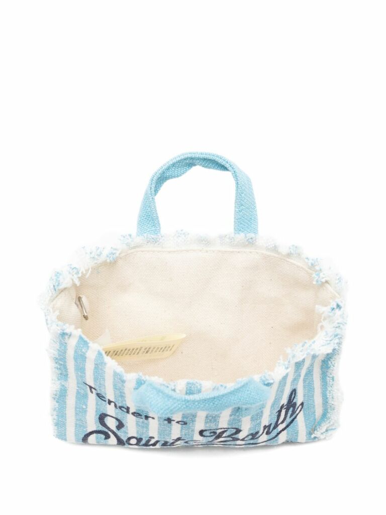 Borsa celeste/bianca per bambina PHONE002 00398L MC2 Saint Barth Kids 