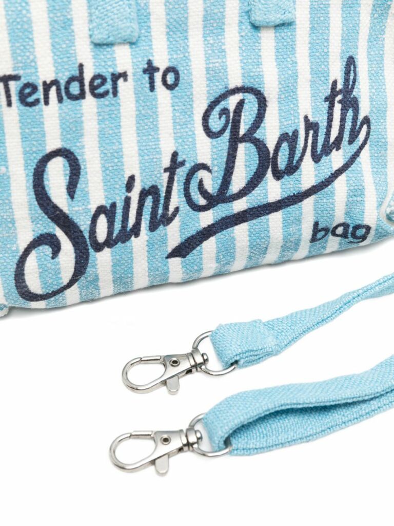 Borsa celeste/bianca per bambina PHONE002 00398L MC2 Saint Barth Kids 