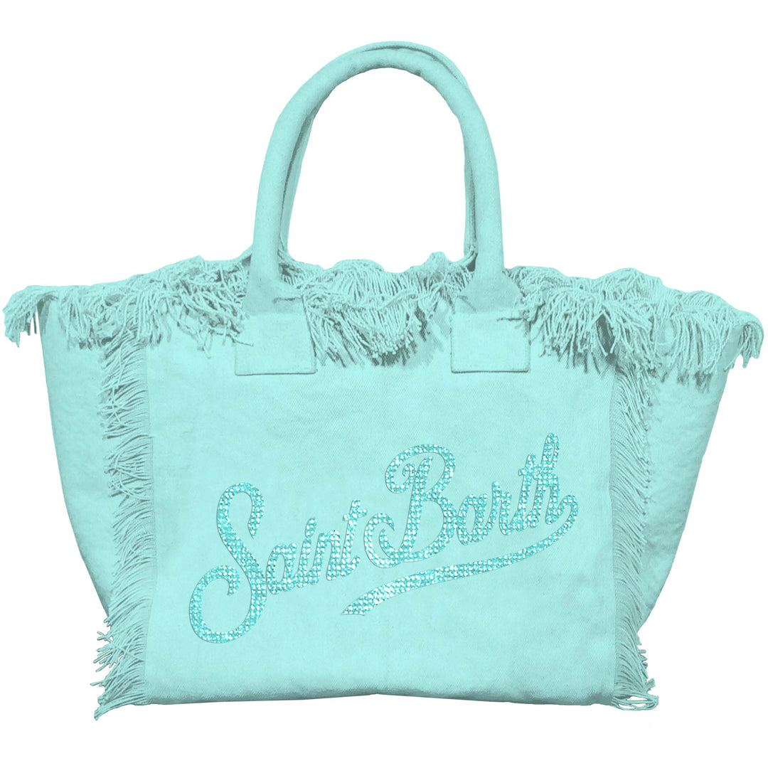 Borsa celeste per bambina VAMI001 00432L MC2 Saint Barth Kids 