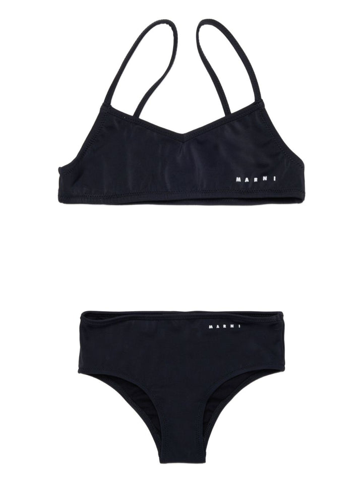 Costume nero per bambina M01759M00M2 0M900 Marni Kids 