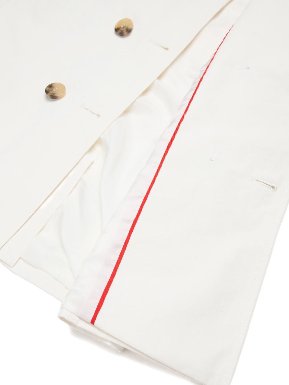 Trench bianco per bambina MX0011MX003 MX104 Max&co Kids 