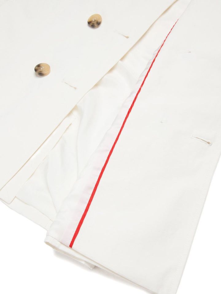 Trench bianco per bambina MX0011MX003 MX104 Max&co Kids 