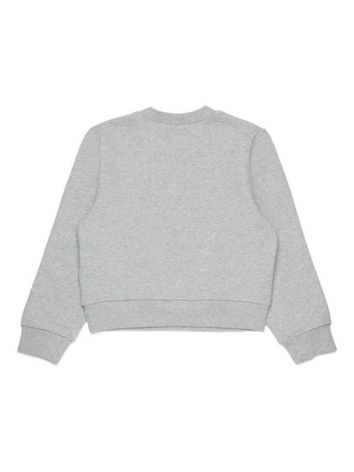 Felpa grigia per bambina MX0037MX01H MX901 Max&co Kids 