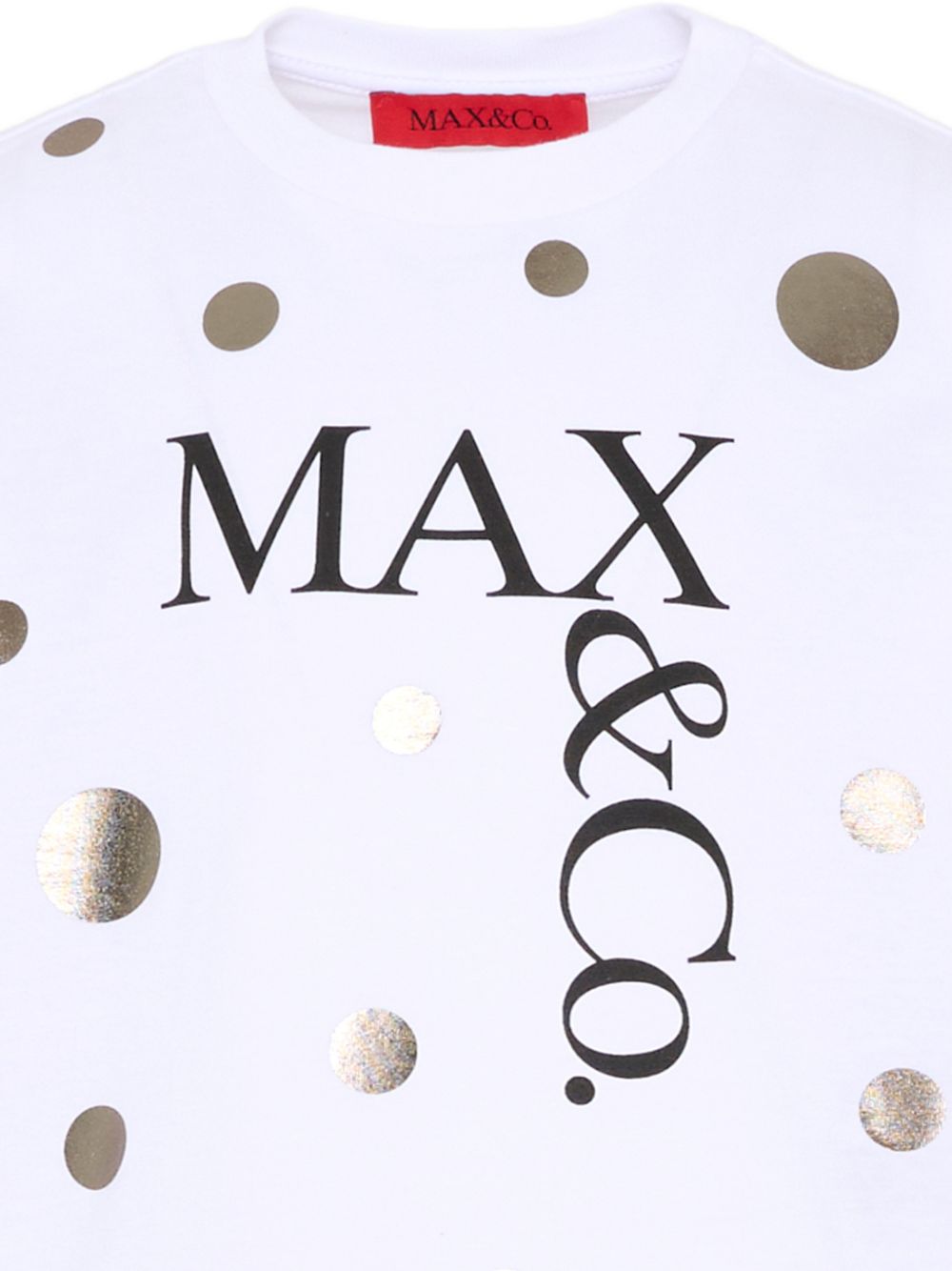 T-shirt bianca per bambina MX0289MX057 MX100 Max&co Kids 