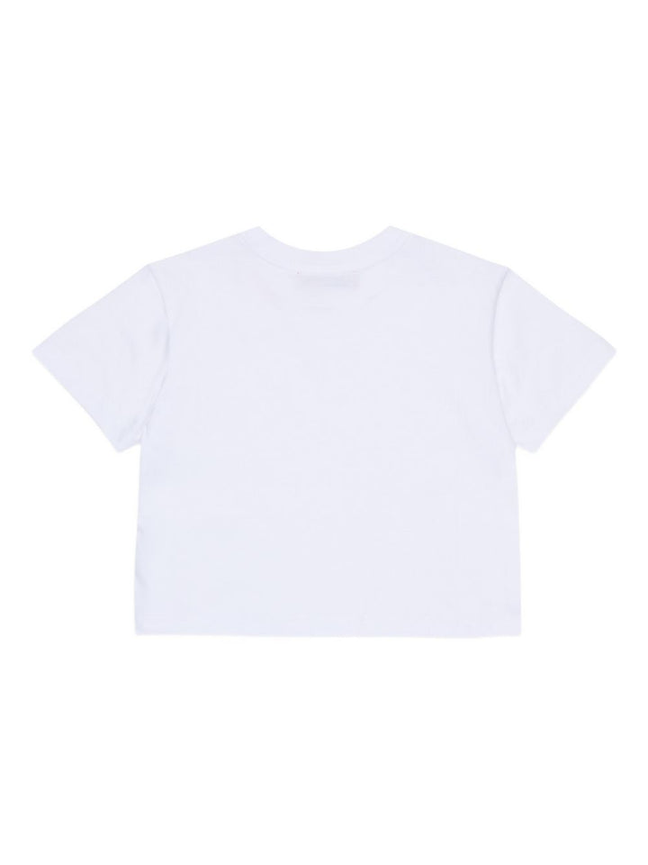 T-shirt bianca per bambina MX0334MX057 MX100 Max&co Kids 