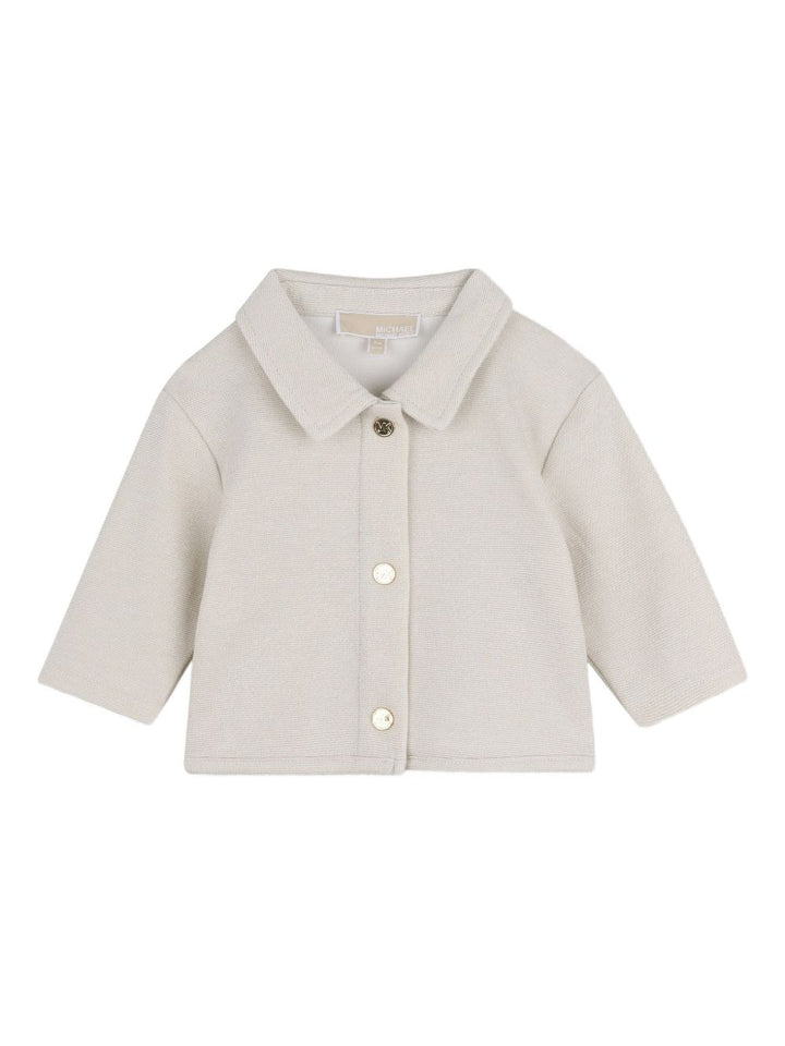Completo bianco/beige per neonata R30546 215 Michael Kors Kids 