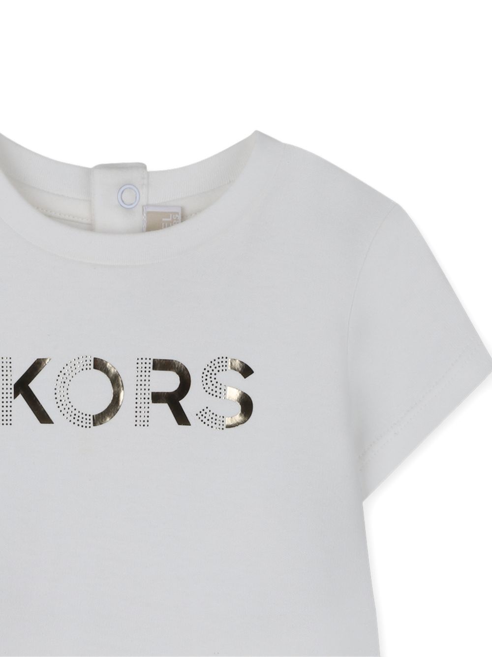 Abito bianco/beige per neonata R30553 Z99 Michael Kors Kids 