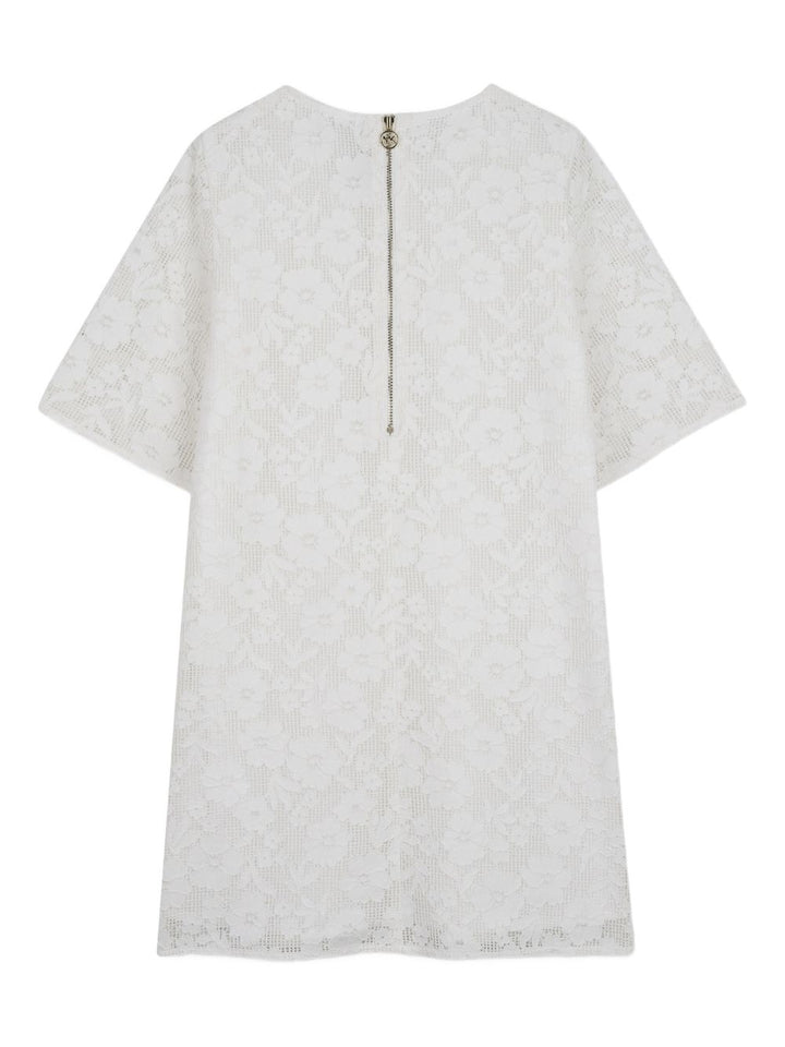 Abito bianco sporco per bambina R30593 117 Michael Kors Kids 